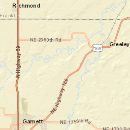 U.S. 169, Garnett, KS 66032, America Street Map