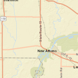 7097-7295 County Road 21, New Athens, IL Street Map