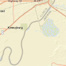 965 West, Vincennes, IN 47591, America Street Map