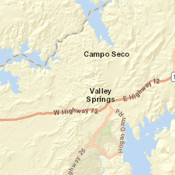 Mangili Rd Valley Springs California  Street Map