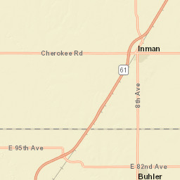 John Neal Memorial Highway Hutchinson KS Street Map