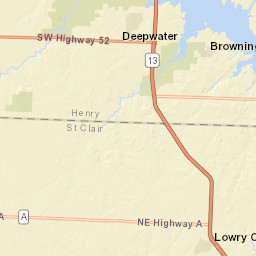 301-399 North 7th Street, Deepwater, MO Street Map