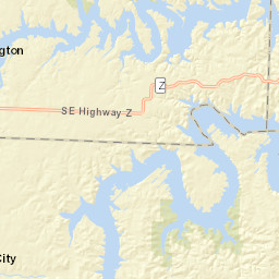 1031-1041 SE Hwy Z Deepwater MO Street Map