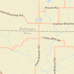 21116-21398 Dubois Blacktop Road, Du Bois Street Map