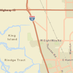 7546-8298 West 8 Mile Road, Stockton, CA Street Map