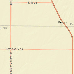 17736 NW Ohio Street Rd Burns KS Street Map