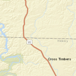 Fristoe, MO, USA Street Map