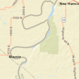 401 Main Street New Harmony IN Street Map