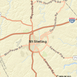 Interstate 64, Owingsville, KY 40360, USA Street Map