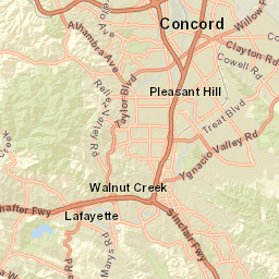 1743-1761 Rockspring Pl Walnut Creek Street Map