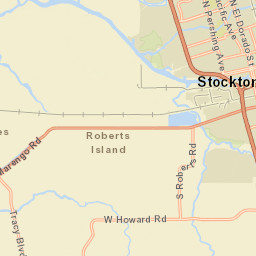 9201-12189 S Tracy Blvd Stockton CA Street Map