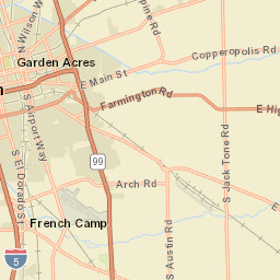 Stockton Metropolitan Airport 6276-6334 Lindbergh Street Stoc Street Map