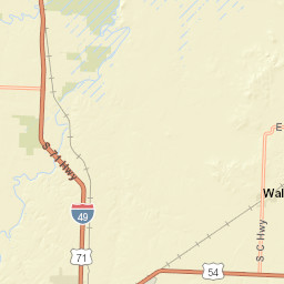 Interstate 49 Nevada MO 64772 Street Map