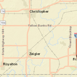 4081 South Main Street Zeigler IL Street Map