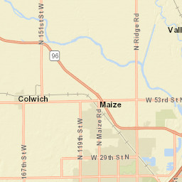 West 53rd Street North, Colwich, KS 67030 Street Map
