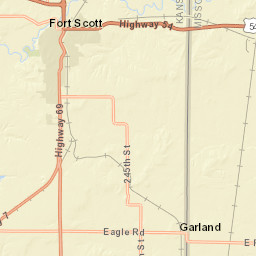 10 South National Avenue, Fort Scott, KS Street Map