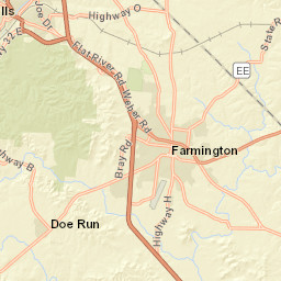 2002 Sherwood Ct Farmington MO Street Map