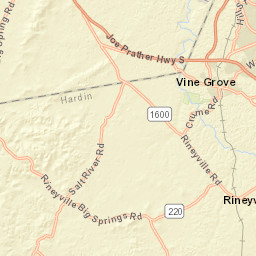 28 N Tennyson Ct Rineyville KY Street Map