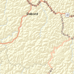 Kentucky 3, Debord, KY 41214, USA Street Map