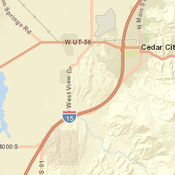 3501-3777 W 2700 S Cedar City UT Street Map