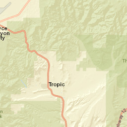 Unnamed Road Tropic UT 84776 Street Map