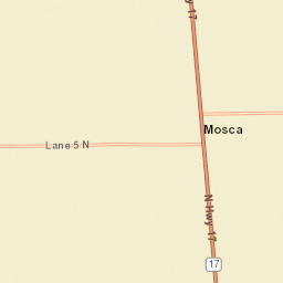 2281-2999 Lane 5 N Monte Vista CO Street Map