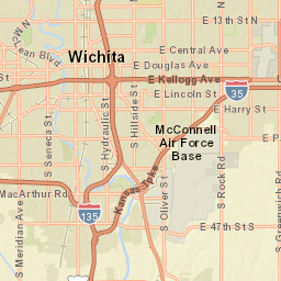 1507-1517 North Webb Road Wichita Street Map