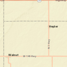 Kansas 39, Walnut, KS 66780, USA Street Map