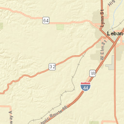 I-44 Lebanon MO 65536 America Street Map