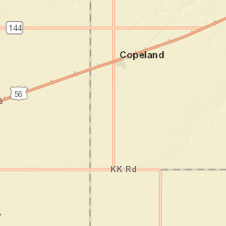 US-56 Copeland KS 67837 USA Street Map