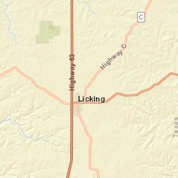 19092-19102 Missouri 32, Licking, MO Street Map