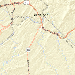 6653-6899 Richmond Highway, Gladstone Street Map