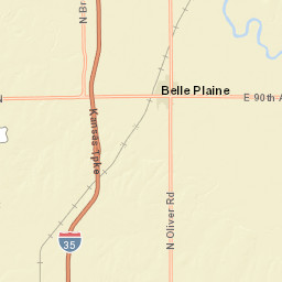 848-912 E 80th Ave N Belle Plaine KS Street Map