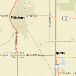 3301 North Free King Highway, Pittsburg, KS Street Map