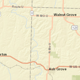 101-149 West Boone Street, Ash Grove, MO Street Map