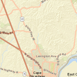 45 Themis St Cape Girardeau MO Street Map