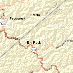 U.S. 460, Grundy, VA 24614, USA Street Map