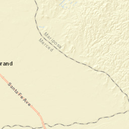 5308-5498 South Santa Fe Avenue, Le Grand Street Map