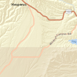 14311-15373 CO-140 Hesperus CO Street Map