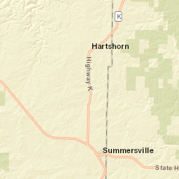 4575-4663 State Highway Jj, Summersville Street Map