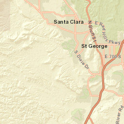 401-499 South 300 East, St. George, UT Street Map