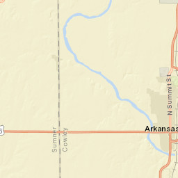 100-198 W Washington Ave Arkansas City KS Street Map