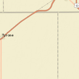 Mile 56 Tyrone OK 73951 America Street Map