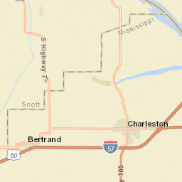 1504 E Marshall St Charleston MO Street Map