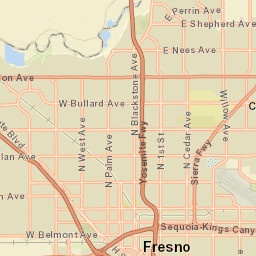 Yosemite Road Fresno CA 93720 America Street Map