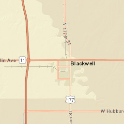 Interstate 35 Blackwell OK 74631 America Street Map