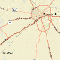 400A North Breathitt Street Russellville KY Street Map