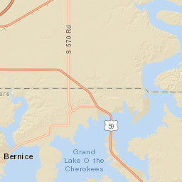 U.S. 59, Grove, OK 74344, USA Street Map