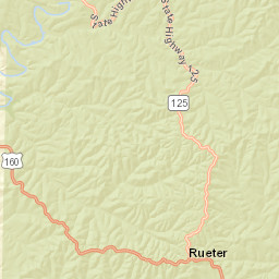 24402 U.S. 160, Mark Twain National Forest Street Map