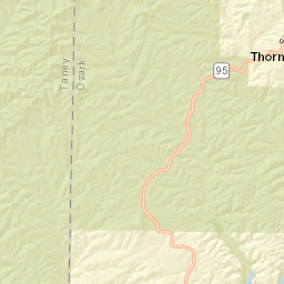 Mark Twain National Forest Missouri 95 Theodosia MO Street Map